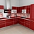 Customizable Kitchen Set 3D model small image 1