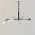 Elegant Chandelier Ceiling Light 3D model small image 1