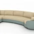 Elegant Vegas Sofa 3D model small image 1