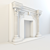 Cozy Flame: Russian-English Fireplace 3D model small image 1