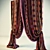 Classic Slat Curtain 3D model small image 1