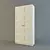 White IKEA Pax Wardrobe 3D model small image 1