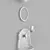 Classic Style Washbasin 3D model small image 1