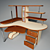 Spacious Corner Computer Desk 3D model small image 1