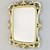 Elegant Baroque Wall Mirror 3D model small image 1