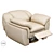 Elegant Recliner Chair by Mobel & Zeit 3D model small image 1