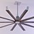 Elegant Ceiling Fan - Isis 3D model small image 1