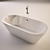 CRW Det014A: 1800x850x600 Bathtub 3D model small image 1