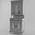 Belgian Buffet 900х500х2100 mm 3D model small image 1