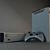 XBOX 360 Gaming Console 3D model small image 1