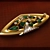 Heart Brooch 3D model small image 1