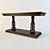 Elegant Anastasia Console Table 3D model small image 1