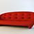 Ligne Roset Ploum 2-seat Settee 3D model small image 1