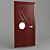 Modern Interior Door 3D model small image 1