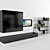 Elegant Wall TV Unit: ELLE_P926 people 3D model small image 1