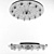 Glamorous Crystal Chandelier 3D model small image 1