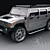 Powerful Hummer H2 with Stylish Vray Package 3D model small image 1