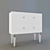 Modern 3-Drawer Chest 3D model small image 1