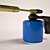 Sleek gas burner with textured design 3D model small image 1