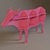 Cow-Shaped Bookshelf: Unique and Stylish 3D model small image 1