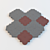 Artistic Paving Block Design 3D model small image 1