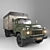 Title: Vintage Soviet Gaz 52 3D model small image 1