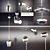 Sleek Aluminum Serien Light 3D model small image 1