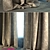 Luxury Damask Curtains 3D model small image 1