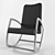 Elegant Rocking Armchair 3D model small image 1