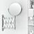 Sorcosa Dual-Sided Rotating Cosmetic Mirror (2x Magnification) 3D model small image 1