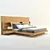 Modern King Size Bed 3D model small image 1