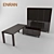 Executive Desk Enran 3D model small image 1