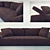 Title: Spark Verona Fabric Sofa Bed 3D model small image 1