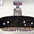 Wunderlicht Julietta: Classic Ceiling Chandelier, 6 Lights 3D model small image 1