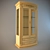 Authentic Gorka Wardrobe: W1150mm D700mm H2140mm 3D model small image 1