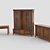 Elegant Italian Deco Furniture Set 3D model small image 1