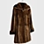 Luxury Scenic Fur Coat 3D model small image 1