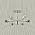 Modern Ukrainian Chandelier - Blitz 3D model small image 1