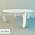 Elegant Brille Magazine Table 3D model small image 1