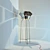 LUMINARA Silver Apple Torchere 3D model small image 1