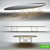Vitra ETR Elliptical Table: Sleek Design, Sturdy Base 3D model small image 1