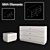 SMA Diamante - Frassino Magnolia Mirror 3D model small image 1