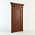 Classic Style Door with Included Textures 3D model small image 1