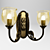 Sleek Glow Wall Light 3D model small image 1