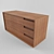 Sleek Modern Italian TV Console 3D model small image 1