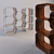 Modern Steel Shelves 3D model small image 1