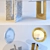 Cattelan Naxos Console: Egyptian Inspired Mirrors 3D model small image 1