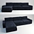 Modern Comfort Sofa 3D model small image 1