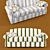 Stylish Cava Farnese Sofa 3D model small image 1