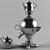 Vintage Electric Samovar 3D model small image 1